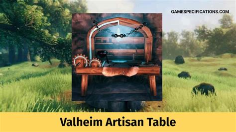 artisan table valheim|valheim artisan table plans.